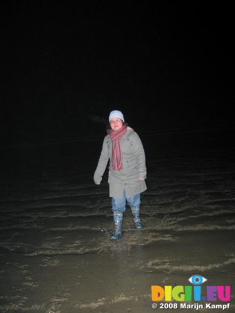 24762 Jenni walking in the sea